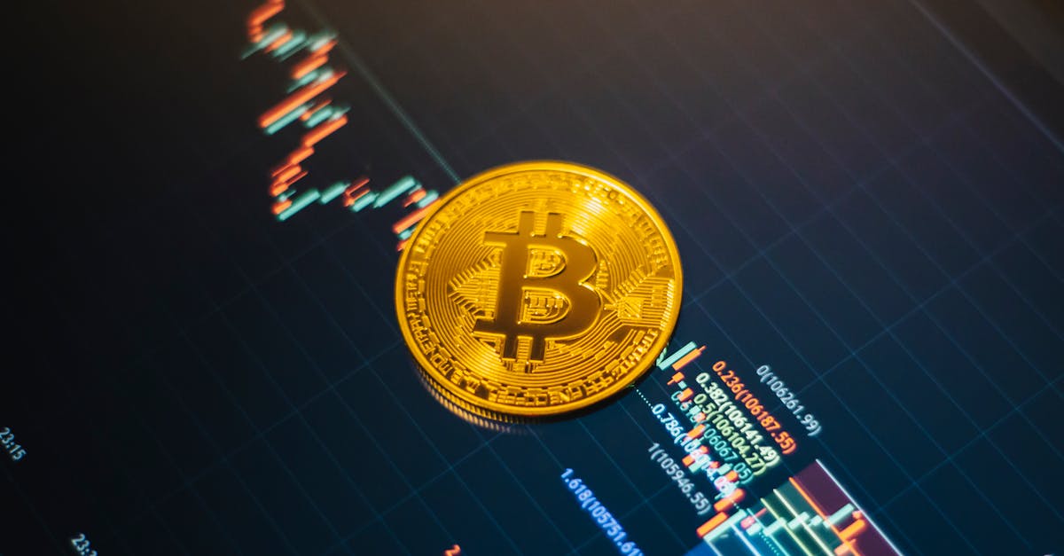 Golden Bitcoin coin set against a rising digital market chart, illustrating cryptocurrency price action.
